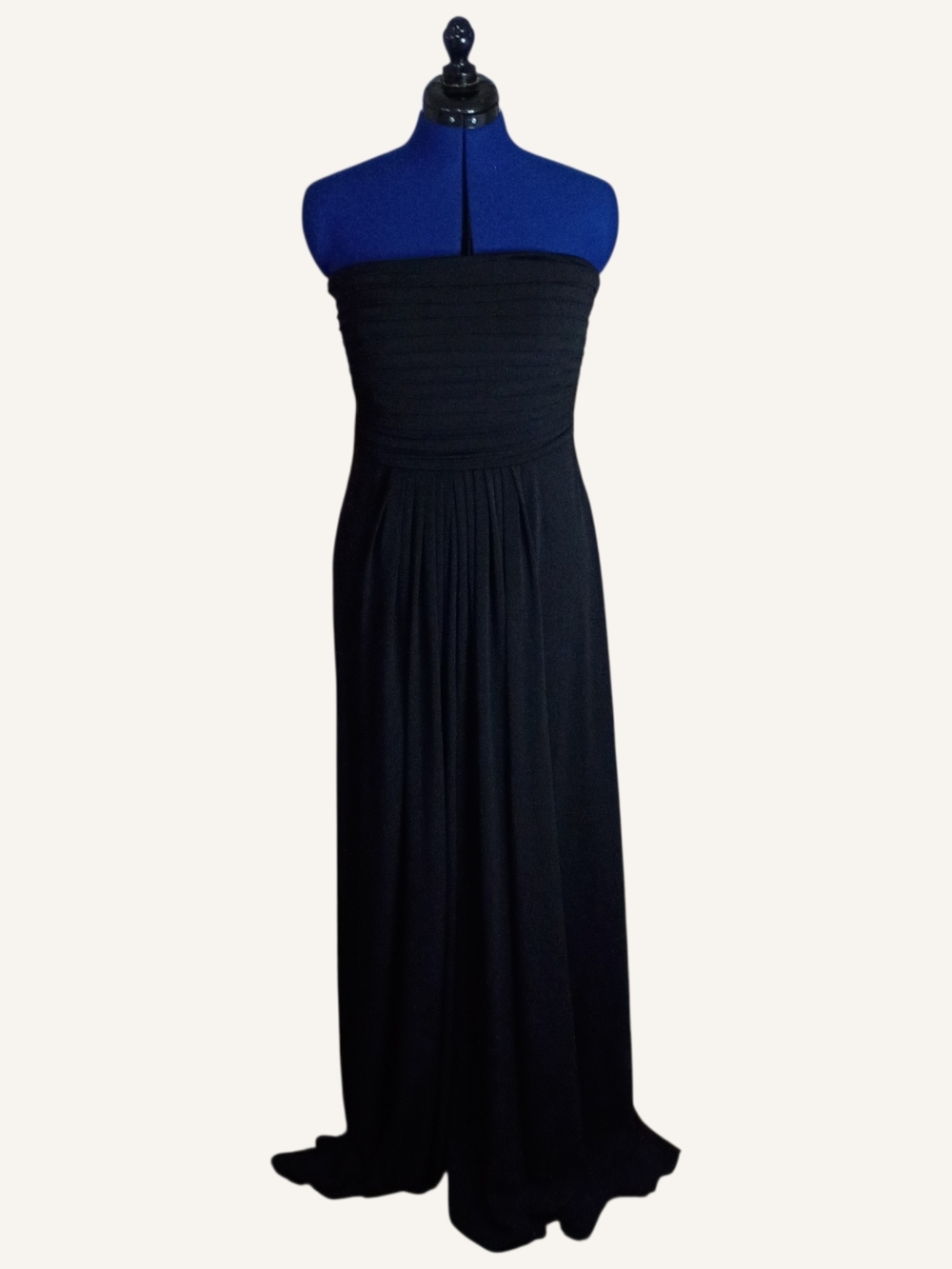 Calvin Klein Black Strapless Maxi Dress
